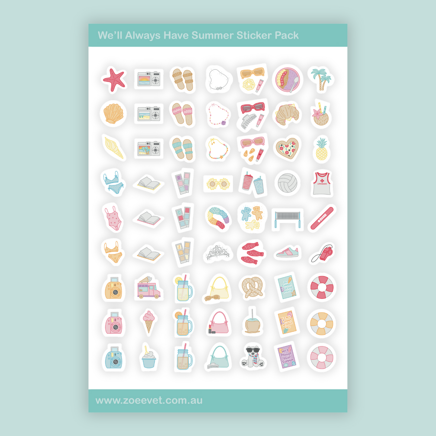 We'll Always Have Summer Sticker Pack